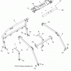 Z16VBA87A2/AB/L2/E87AB/AR/LB/AE/AS RZR 900 60 INCH ALL OPTIONS Chassis, cab frame