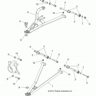 Z16VBA87A2/AB/L2/E87AB/AR/LB/AE/AS RZR 900 60 INCH ALL OPTIONS Suspension, front control arms