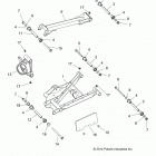 Z16VBE87FR/NR/JR RZR 900 60 INCH PS, EU Подвеска, задние рычаги управления