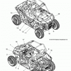 Z16VBE99AK/AW/AB RZR 1000 60 INCH ALL OPTIONS Кузов Наклейки