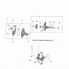 Z16VCE87AB/AR/AE/AS RZR 4 900 Engine, cooling, waterpump