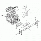 Z16VDE92NH RZR XP TURBO, MD Крепление двигателя