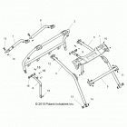 Z16VDE92NH RZR XP TURBO, MD Chassis, cab frame