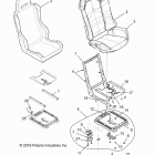 Z16VDE99AF/AM/LM/M99AM RZR XP 1000 Body, seat asm. and slider