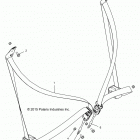 Z16VDE99AF/AM/LM/M99AM RZR XP 1000 Body, seat belt mounting