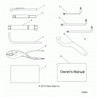 Z16VDE99AF/AM/LM/M99AM RZR XP 1000 Reference, owners manual and tool kit