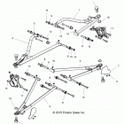 Z16VDE99AF/AM/LM/M99AM RZR XP 1000 Suspension, front control arms