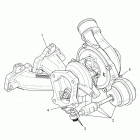 Z16VFE92AE/AH/AS/AW RZR XP 4 TURBO Engine, turbo charger