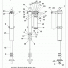 Z16VFE99AF/AS/AM/M99AM RZR XP 4 1000 Задний аммортизатор 1