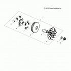 Z16YAV17AB/AF/CAB/CAF RZR 170 Вариатор,первичный