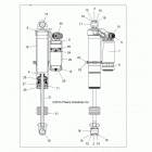 Z15VAA87/E87/X87 RZR 900 50/55 INCH ALL OPTIONS Suspension, front shock internals