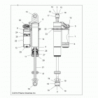 Z15VAA87/E87/X87 RZR 900 50/55 INCH ALL OPTIONS Suspension, rear shock internals