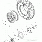 Z15VAA87/E87/X87 RZR 900 50/55 INCH ALL OPTIONS Колеса перед