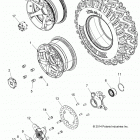 Z15VAA87/E87/X87 RZR 900 50/55 INCH ALL OPTIONS Колеса перед