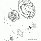 Z15VAA87/E87/X87 RZR 900 50/55 INCH ALL OPTIONS Колесо заднее