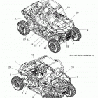 Z15VBA87AJ/LJ/E87AK/AM/AT/LT/AL/AV RZR 900 60 INCH ALL OPTIONS Кузов Наклейки