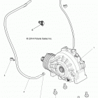 Z15VBA87AJ/LJ/E87AK/AM/AT/LT/AL/AV RZR 900 60 INCH ALL OPTIONS Крепление КПП