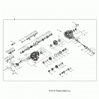 Z15VBA87AJ/LJ/E87AK/AM/AT/LT/AL/AV RZR 900 60 INCH ALL OPTIONS Главные внутренности КПП