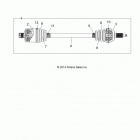 Z15VBA87AJ/LJ/E87AK/AM/AT/LT/AL/AV RZR 900 60 INCH ALL OPTIONS Привод ,задний полувагон