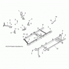 Z15VBE87FK/JK RZR 900 60 INCH PS INTL Chassis, main frame mounts