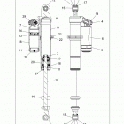 Z15VBE87FK/JK RZR 900 60 INCH PS INTL Задний аммортизатор 1