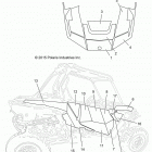 Z15VDE99AT/AL/AV/AW/LP/EW/AO/AP/AZ/NV/NW/K99AA/AU RZR XP 1000 Кузов Наклейки