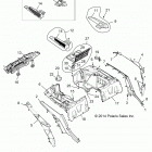 Z15VDE99AT/AL/AV/AW/LP/EW/AO/AP/AZ/NV/NW/K99AA/AU RZR XP 1000 Корпус, задняя стойка и крылья