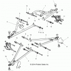 Z15VDE99AT/AL/AV/AW/LP/EW/AO/AP/AZ/NV/NW/K99AA/AU RZR XP 1000 Suspension, front control arms