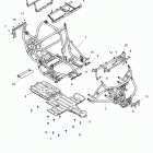 Z15VDE99AT/AL/AV/AW/LP/EW/AO/AP/AZ/NV/NW/K99AA/AU RZR XP 1000 Chassis, main frame and skid plates