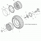 Z15VDE99AT/AL/AV/AW/LP/EW/AO/AP/AZ/NV/NW/K99AA/AU RZR XP 1000 Колеса перед