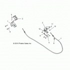 Z15VDE99FV RZR XP 1000 INTL Brakes, parking brake