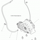 Z15VDE99FV RZR XP 1000 INTL Крепление КПП