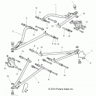 Z15VDE99FV RZR XP 1000 INTL Suspension, front control arms