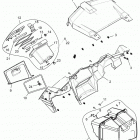 Z15VFE99AT/AV/AP RZR XP 4 1000 Body, dash and glovebox