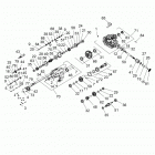 Z15VFE99AT/AV/AP RZR XP 4 1000 Главные внутренности КПП