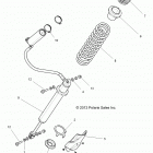 Z15VFE99AT/AV/AP RZR XP 4 1000 Задний аммортизатор