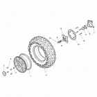 Z15VFE99AT/AV/AP RZR XP 4 1000 Колеса перед