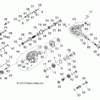 Z15VHA57AJ/E57AS/AK RZR 570 Картер КПП
