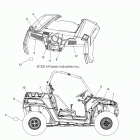 Z15VHA57FJ RZR 570 EU Кузов Наклейки