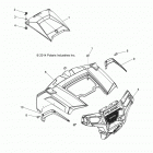 Z15VHA57FJ RZR 570 EU Работа кузова, капота и переднего кузова