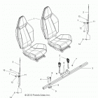 Z15VHA57FJ RZR 570 EU Body, seat mounting and belts