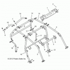 Z146T1EAM/EAW RZR XP 4 1000/PS Chassis, cab frame