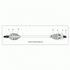 Z146T1EAM/EAW RZR XP 4 1000/PS Привод,передний полувагон