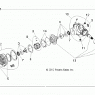 Z14JT87AD/9EAO/9EAOL/9EAL RZR 900 Привод, передние коробки передач