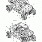 Z14ST1EAM/EAW/EAK/EAN/EFW RZR XP 1000 Кузов Наклейки