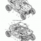 Z14ST1EFX RZR XP 1000 INTL Кузов Наклейки