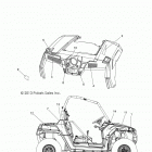 Z14VE76FX/FI RZR S 800 INTL EFI/ISRAEL Кузов Наклейки