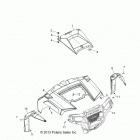 Z14VE76FX/FI RZR S 800 INTL EFI/ISRAEL Работа кузова, капота и переднего кузова