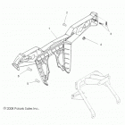 Z14VE76FX/FI RZR S 800 INTL EFI/ISRAEL Body, rear bumper