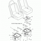 Z14VH76AC/AD/EAI/EAK/EAJ/EAL/EAW RZR 800 Body, seat asm. and slider